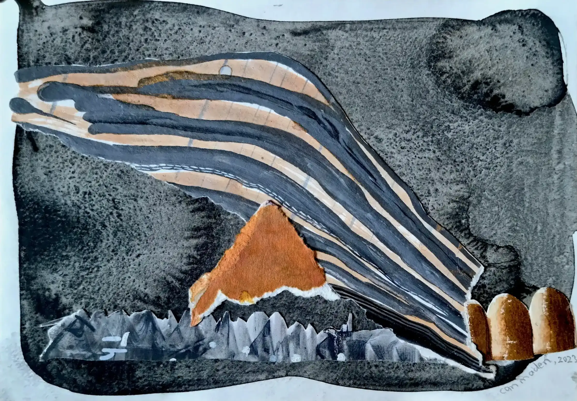 Distant Town Giant Cloud